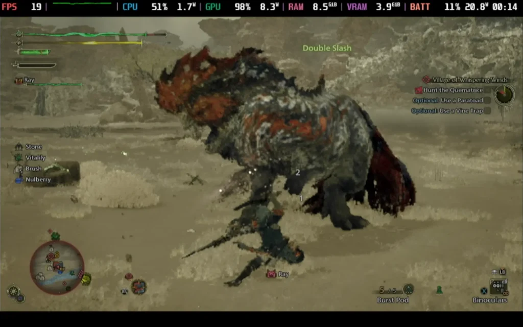 Monster Hunter Wilds' Is More Playable On Steam Deck After The Latest Patch, But Still Falls Short On Stability 2 MonsterHunterWildsSteamDeck3
