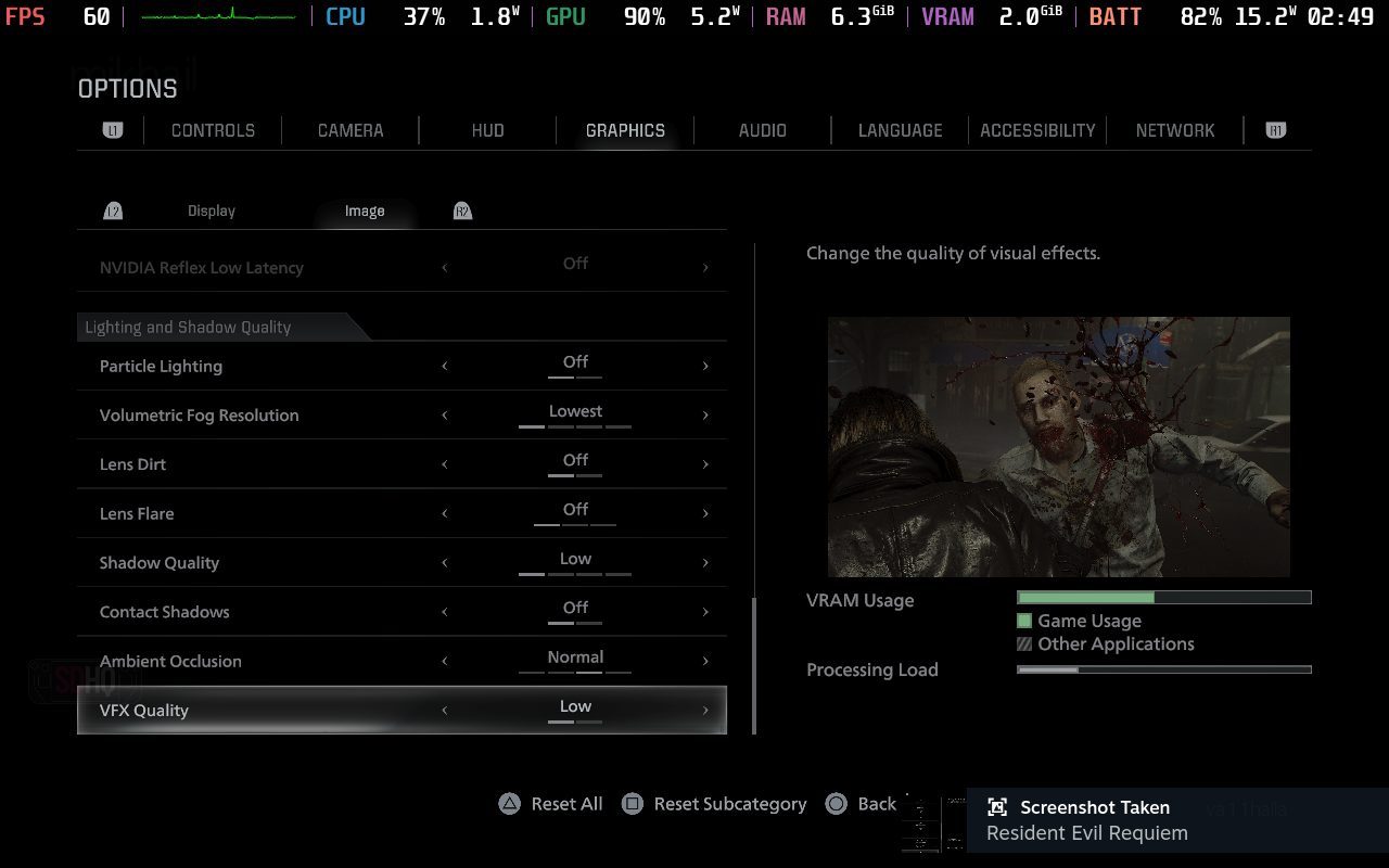 Resident Evil Requiem Is Surprisingly Playable on Steam Deck So Far - Early Impressions 11 resident evil requiem steam deck review full game impressions graphics 5