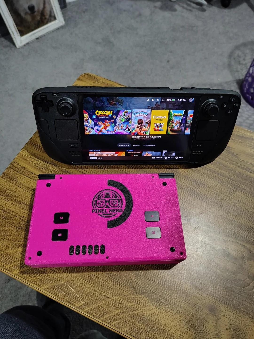 Someone Turned Their Steam Deck Into A Clamshell Handheld 2 Flip Deck - Steam Deck clamshell