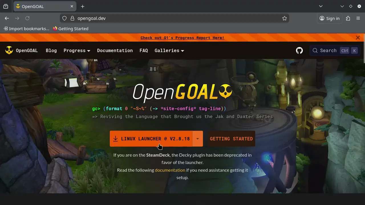 How To Set Up The Jak And Daxter Trilogy's Native PC Ports On Steam Deck 1 OpenGOAL Jak and Daxter Native PC Ports