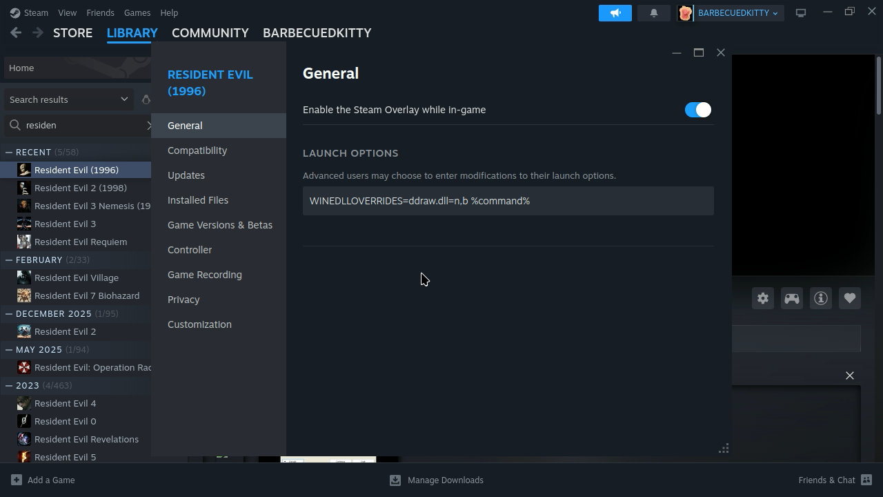 How To Play The Original Resident Evil 1 And 2 On Steam Deck 9 ResidentEvilOGSteamDeckGuide 8