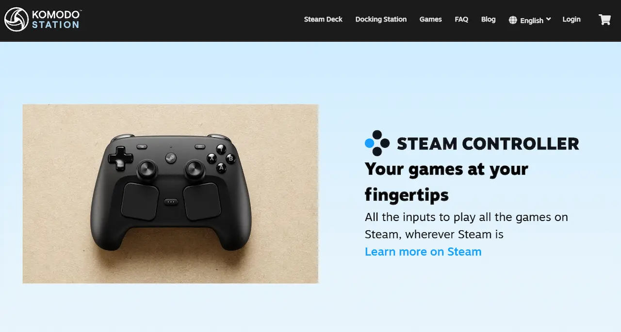 Steam Controller Appears on Komodo Station Store, Fueling Speculation that Release is Imminent 1 SteamControllerKomodo
