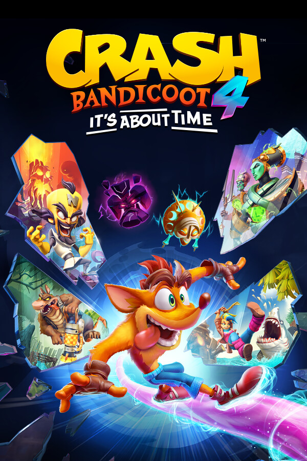 Crash Bandicoot 4: It’s About Time box art