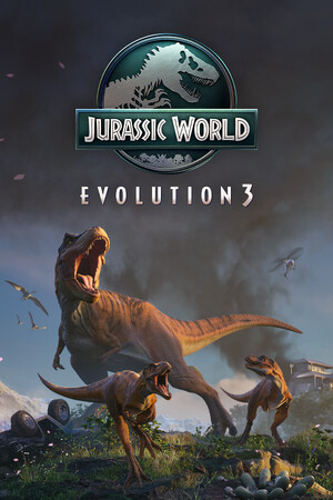 Jurassic World Evolution 3 box art