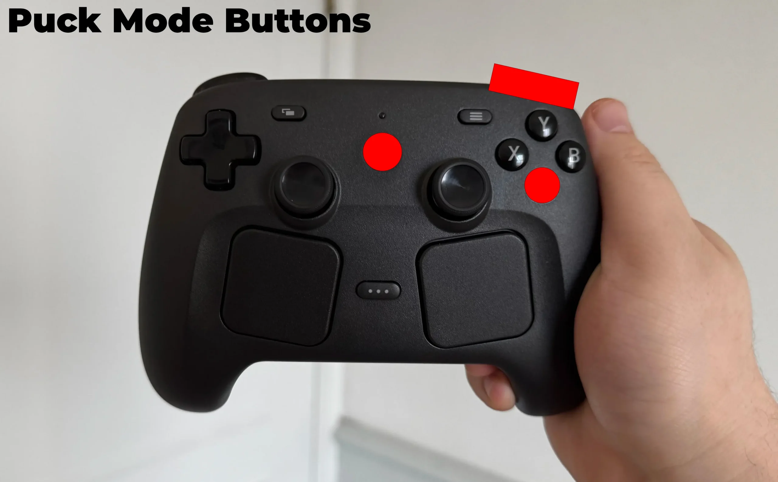 How To Set Up The Steam Controller On The Steam Deck 7 SteamControllerPuckModeButtons 1 scaled