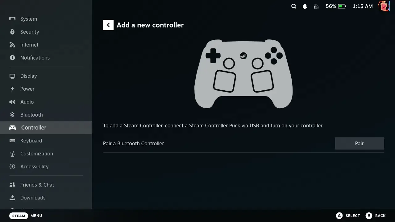 How To Set Up The Steam Controller On The Steam Deck 3 SteamDeckControllerSettings