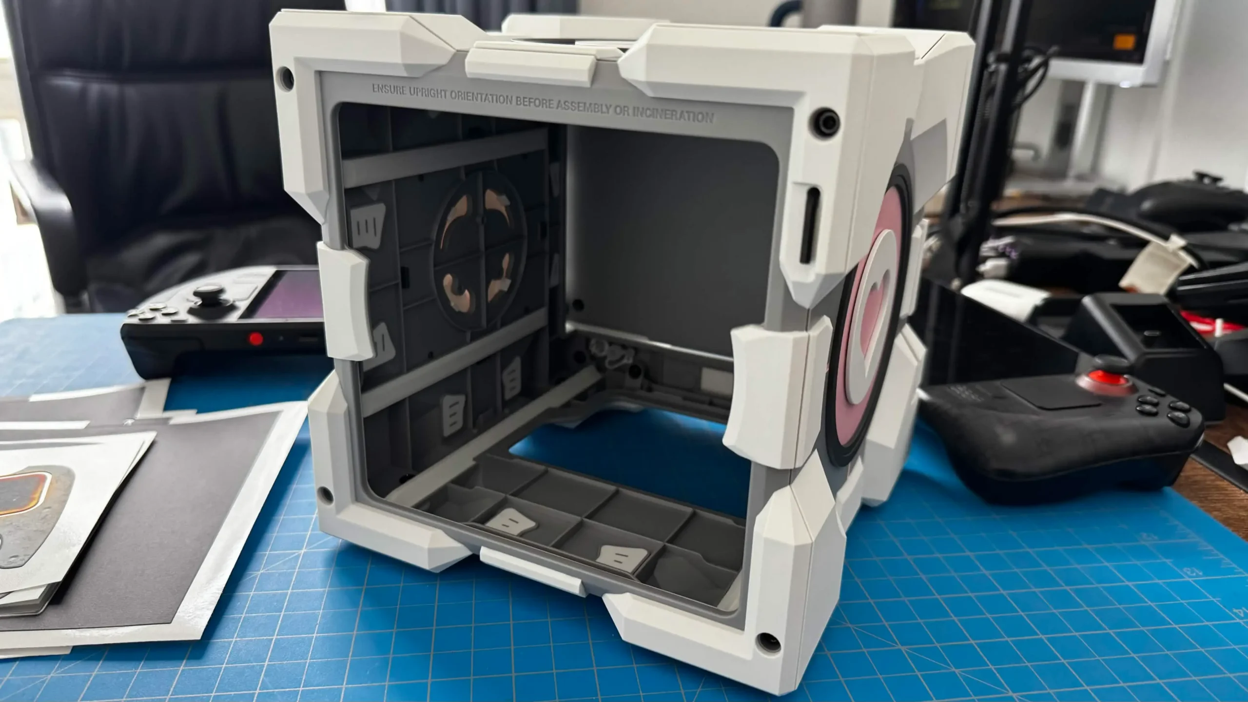 The dBrand Companion Cube Steam Machine Case Is Live, And We Have One 5 CompanionCubeSteamMachineSkin4 scaled