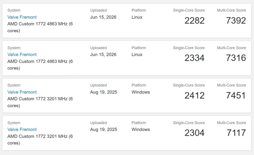 Screenshot 16 6 2026 73319 browser.geekbench.com