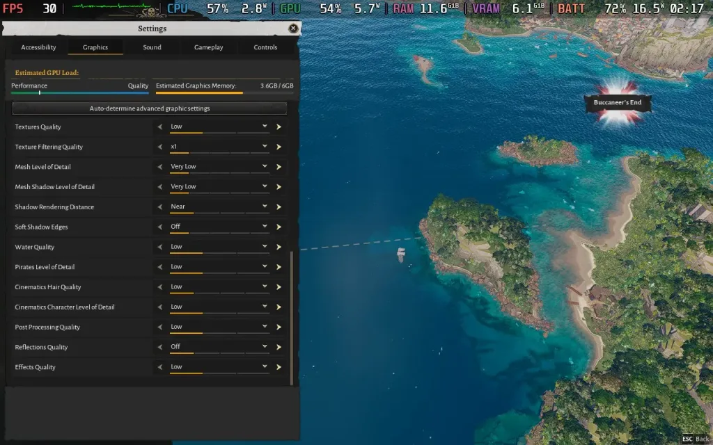 Corsair Cove 6 CorsairCoveSettings2
