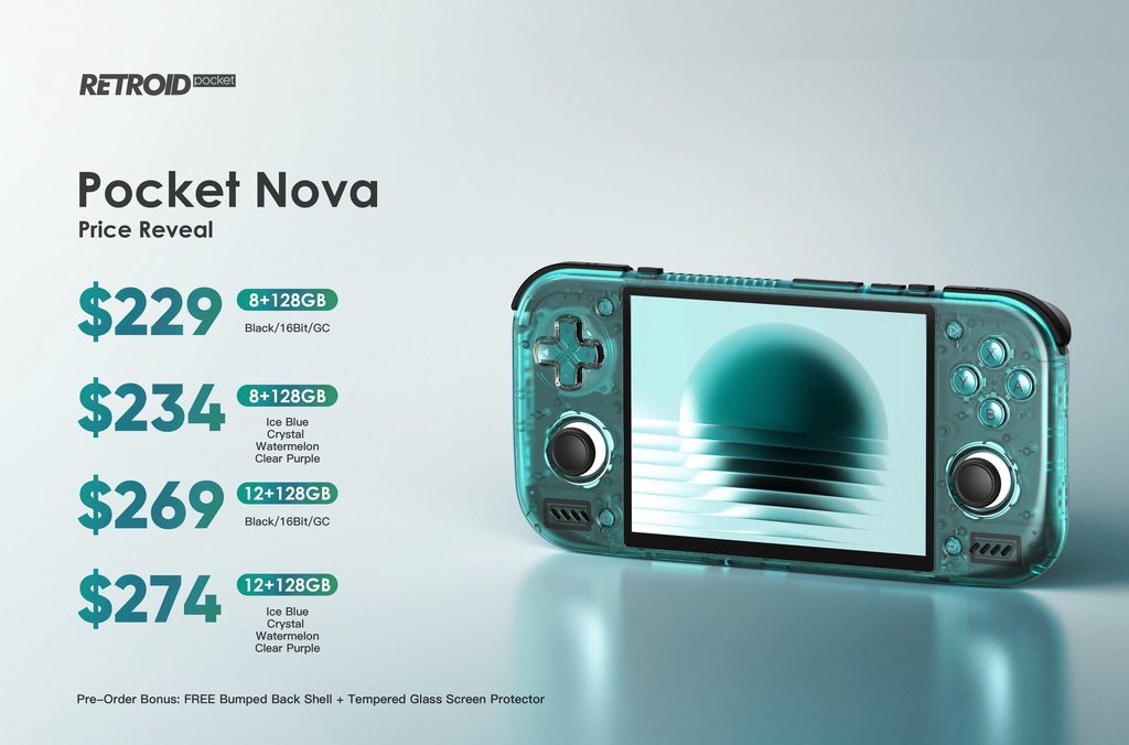 Retroid Shows Off Its Upcoming Pocket Nova Handheld With New Photos And Videos 15 Retroid Pocket Nova Price