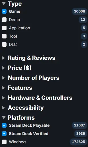 There Are Now Over 30,000 Steam Deck Verified/Playable Games! 1 Steam Deck Verified 30,000