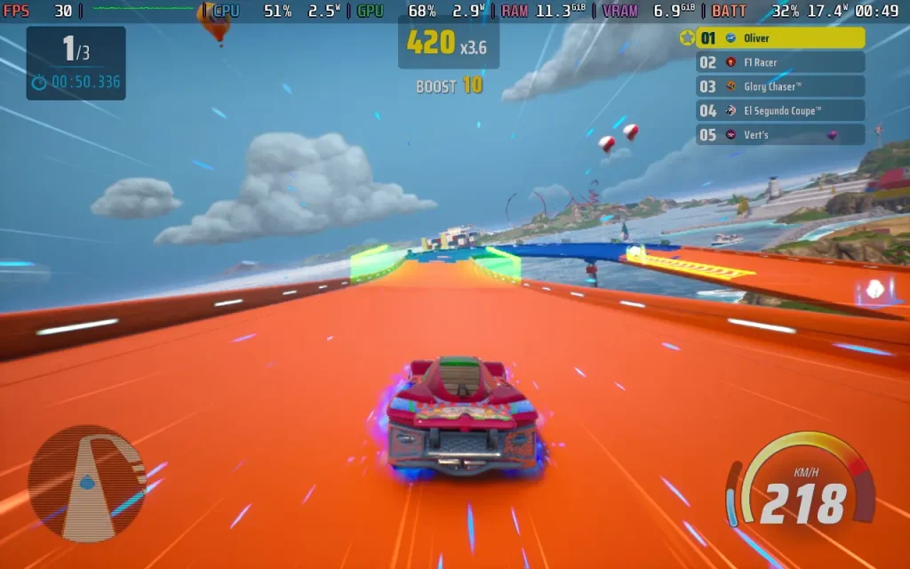 HOT WHEELS Infinite Rush 2 HotWheelsInfiniteRushSteamDeck2