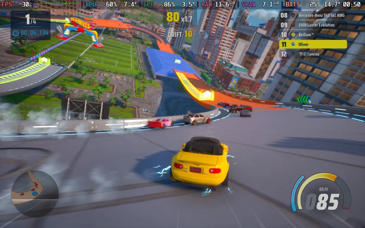 HOT WHEELS Infinite Rush 3 HotWheelsInfiniteRushSteamDeck5